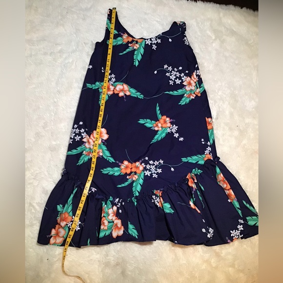 Vintage 60's 70's Rainbow Paradise Hawaii floral summer sun dress small - Picture 7 of 8